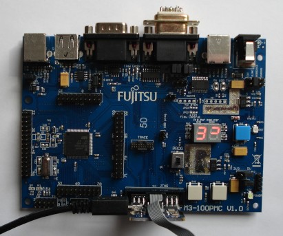 Fujitsu SK-FM3-100PMC MB9BF506 development and evaluation board