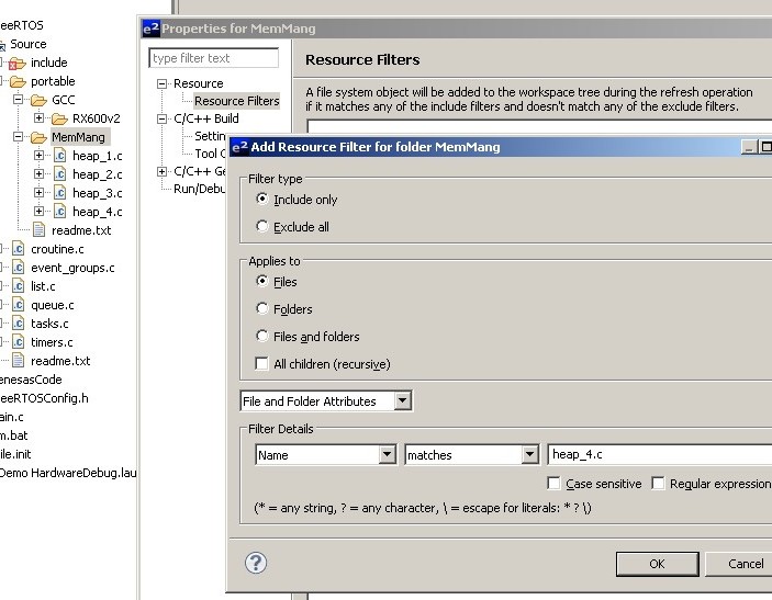 Ensure only one RTOS heap source file is built