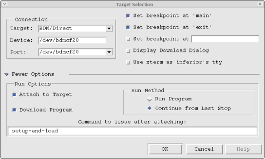 Setting up the Insight debugger